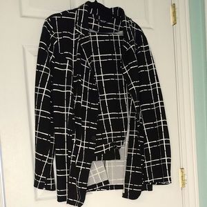 Shein Black and White Plaid Suit Set 3XL